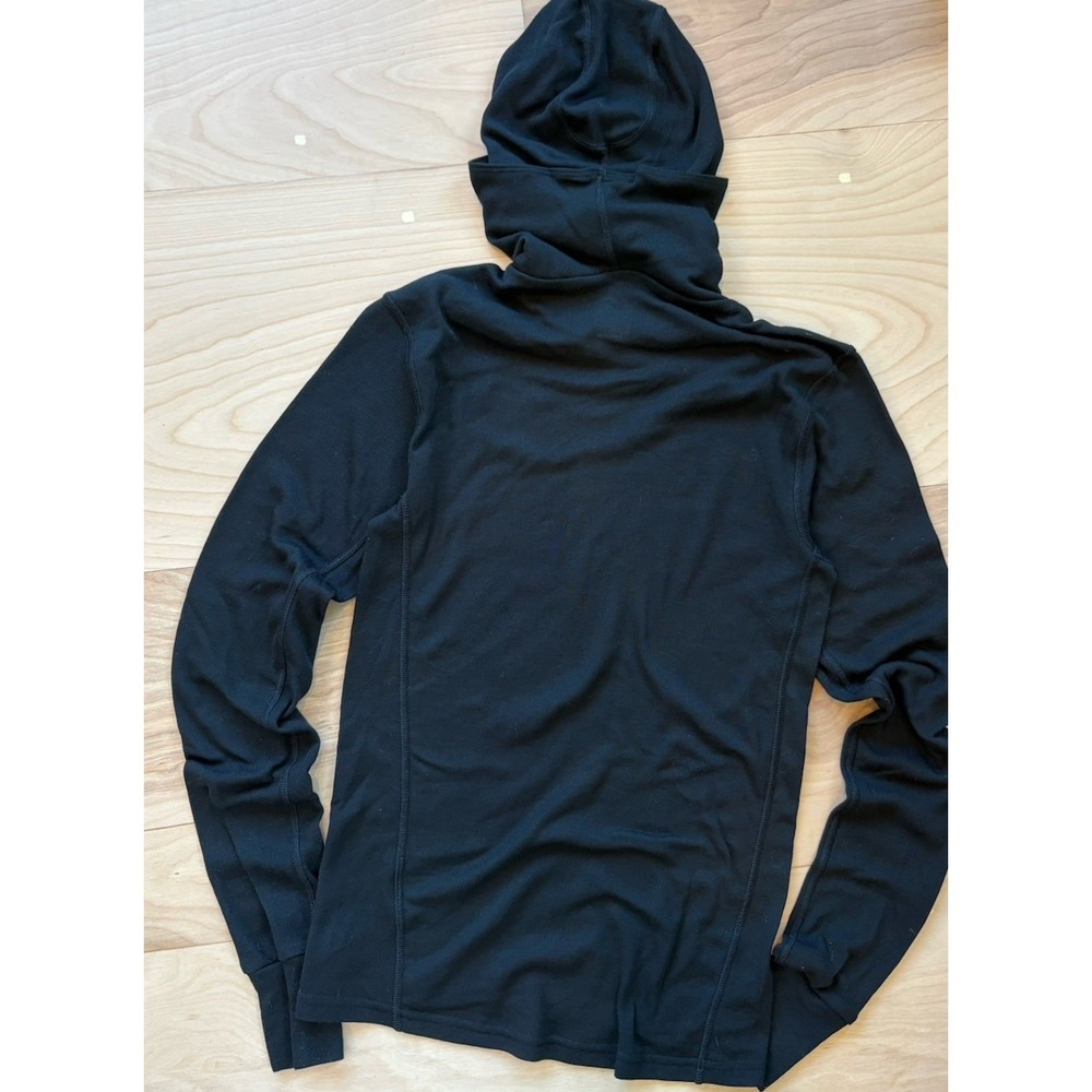 Odlo The Active Warm Baselayer With Facemask Black Lightweight Running Hoodie S - Picture 7 of 7